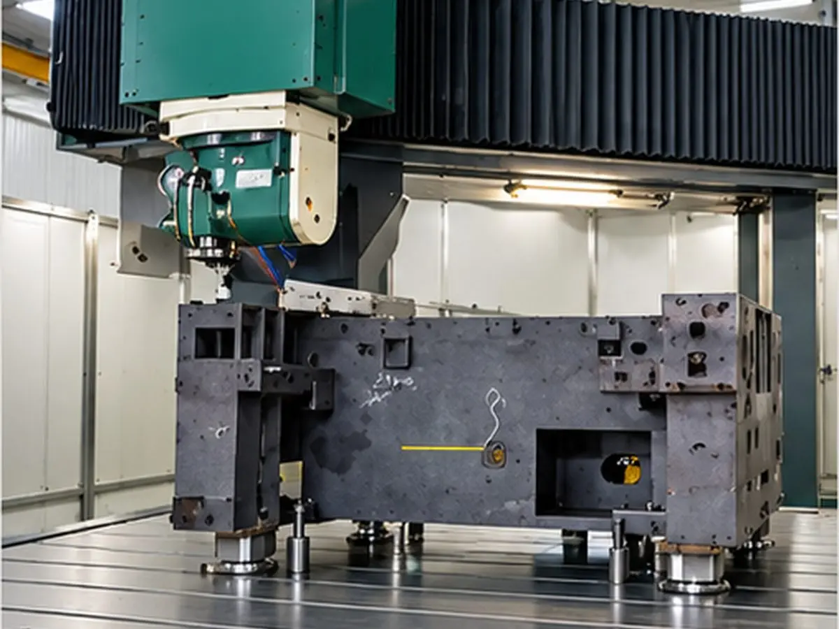 Semiconductor structure in final machining on a double-column machining center in Malaysia